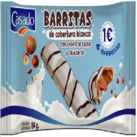 CAS BARRITAS CHOCO BLANCO 4U. 84GR. 18P. 1,20EUR