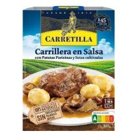 CAR CARRILLERA EN SALSA PATATAS Y SETAS 300GR. 10P.