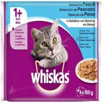 PED WISKAS SELECCION PESCADO 4X100GR. 13P.