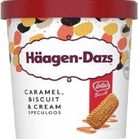 HAA TARRINA CARAMEL BISCUIT & CREAM 460ML. 8P.