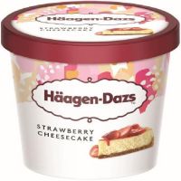 HAA MINI TARRINA STRAWBERRY CHEESCAKE 95ML. 24P.