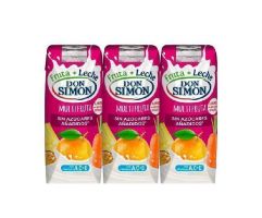 DON FRUTA LECHE MULTIFRUTA SIN AZUCAR 3X330ML. 8P.